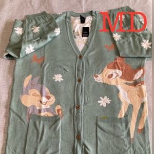 MD Our Universe Bambi 80th Anniversary Thumper & Bambi Floral Women’s Ca…